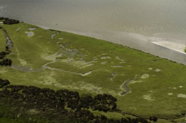 Drywyd nehri ya da gelgitler. Penrhyndeudraeth, Eryri veya Snowdonia Milli Parkı, Galler.