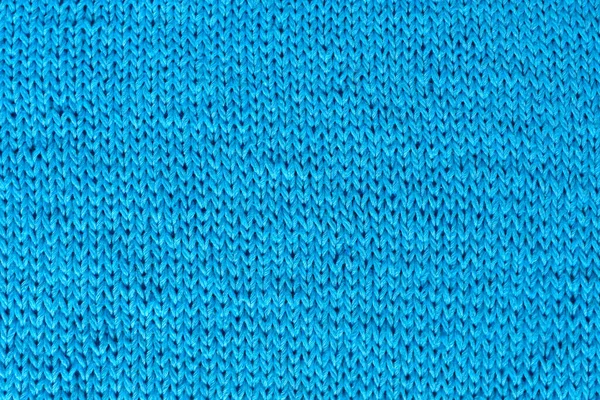 Πλεκτά Υφάσματα Φόντο Από Μπλε Φανέλα Πλεκτό Ύφασμα — Φωτογραφία Αρχείου