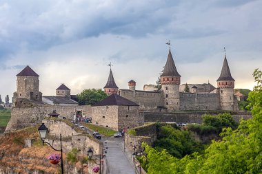 Kamianets-Podilskyi Castle is a former Ruthenian-Lithuanian castle located in the historic city of Kamianets-Podilskyi, Ukraine