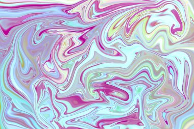 Renkli mermer soyut tasarım Pastel renkler ve canlı sanatsal girdaplar