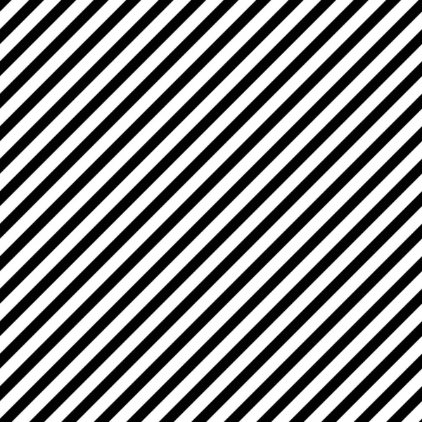 Діагональний Смугастий Візерунок Чорно Білий Безшовний Фон — стоковий вектор