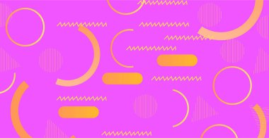 Parlak renkli ve dinamik şekilli soyut Geometrik arkaplan. Vektör illüstrasyonları.