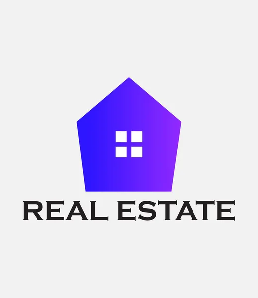 Real estate and home buildings logo icons