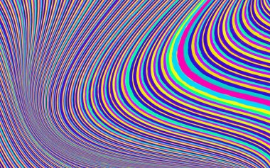 Farklı elementlere sahip sanatsal renkli bir çerçeve. soyut arkaplan sanatı stili parlak renkler, geometrik tasarım.