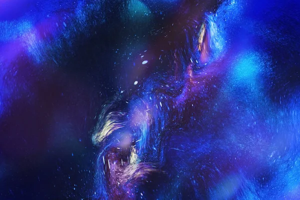 Αστέρι Νυχτερινό Ουρανό Διαστημικό Υπόβαθρο Σκούρο Ουρανό Μπλε Γαλακτώδες Τρόπο — Φωτογραφία Αρχείου