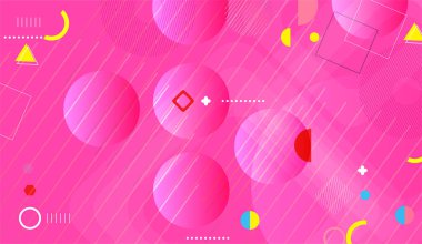 Geometrik şekilli soyut vektör arkaplanı. Kitap kapakları, iniş sayfaları, el ilanları, dergilerin kapak sayfası, markalar, afişler tasarımı, sunumlar için kullanılabilir