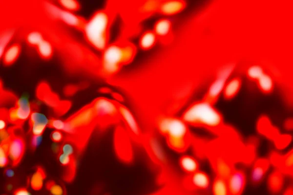 Abstract Wazig Bokeh Lichten Rode Achtergrond Mooie Achtergrond Kleurrijke Bokeh — Stockfoto