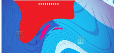 Renkli dairelerle soyut geometrik arkaplan. Vektör çizimi. Eps 10.