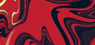 Renkli dinamik dalgaların bulanık arkaplanı olan soyut bir arkaplan. Dalga tasarımı için uygun tasarım