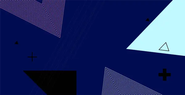 Soyut grafik geometrik elementler. Modern soyut şekiller tasarım. Vektör illüstrasyonu