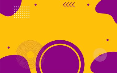 Renkli geometrik elementlere sahip soyut arkaplan,