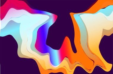 Renkli geometrik elementlere sahip soyut arkaplan,