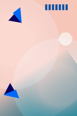 soyut geometrik şekil arkaplanı. Havalı düz vektör tasarımı