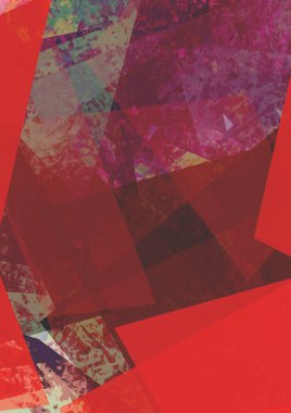 Soyut renkli sanatsal arka plan. Tasarım için dinamik düz şekiller şablonu