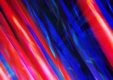 Renkli dinamik dalgaların bulanık arkaplanı olan soyut bir arkaplan. Dalga tasarımı için uygun tasarım