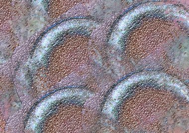 Renkli dinamik dalgaların bulanık arkaplanı olan soyut bir arkaplan. Dalga tasarımı için uygun tasarım