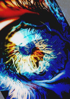 Gözün gözü. soyut arkaplan