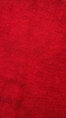 Kırmızı renkli kumaş. Soyut arkaplan. Tasarım için boş şablon.