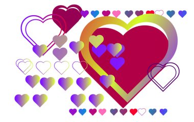 Çember kalpler hazır. En İyi Arkadaşlar gündüz afişi tasarımı