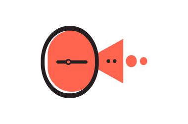 Video oynatıcı düz logo tasarımı. Müzik çalar ve video oynatıcı simgesi... her yere uygulanabilen simge, piksel mükemmel ve modern stil tasarımı