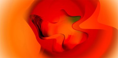 Soyut geometrik gradyan 3d arka planı çok renkli elementlerle sıvılaştırır. Tasarım için vektör illüstrasyonu