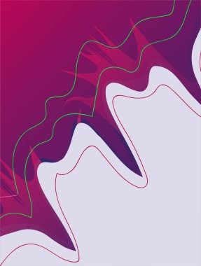 renk gradyan poster arkaplan vektörü. Retro duvar dekorasyonu, geometrik şekil. İç mimari, dekoratif, afiş, kapak, kart