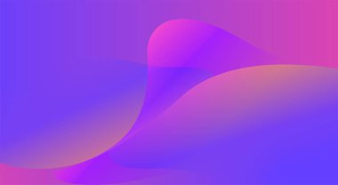  Renkli eğimli dalgalarla soyut arkaplan