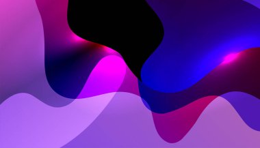  Renkli eğimli dalgalarla soyut arkaplan