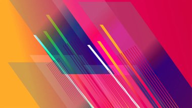 Çizgili soyut kırmızı arkaplan, vektör illüstrasyonu, 10 Pound