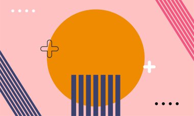 çok farklı renk ve şekillere sahip soyut renkli arkaplan.