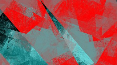 Renkli akrilik boyaların soyut arkaplanı. Soyut geometrik şekilli kusursuz desen