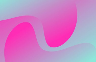 Yaratıcı gradyan modern boya. Dalga şekilleri ve estetik manzaralar. Tasarımınız için yüksek kaliteli illüstrasyon