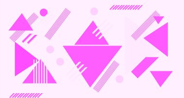 Üçgen şekilli soyut renkli geometrik arkaplan. Tasarımınız için çeşitli geometrik model arka planına sahip yaratıcı geometrik