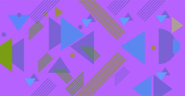 Üçgen şekilli soyut renkli geometrik arkaplan. Tasarımınız için çeşitli geometrik model arka planına sahip yaratıcı geometrik
