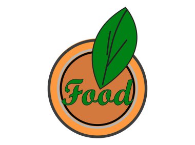 Logotype restoranının illüstrasyon tasarımı, vektör tasarım aşçılık logosu. Gıda, soyut ikon pişirme