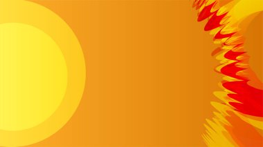 Soyut sarı arkaplan. Sarı vektör illüstrasyonu.