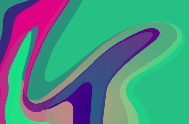 Modern, güzel, gradyan poster arka planı. Geometrik şekilli kaplama şablonu. Sosyal medya, kapak ve afiş için ideal tasarım,