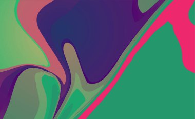 Modern, güzel, gradyan poster arka planı. Geometrik şekilli kaplama şablonu. Sosyal medya, kapak ve afiş için ideal tasarım,