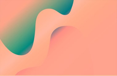 Soyut geometrik arkaplan. Düz figürlü poster. Vektör illüstrasyonu.