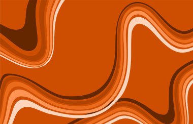 Dalgalı soyut turuncu arkaplan.