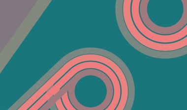 Çapraz çizgiler ve şekillerle soyut geometrik arka plan. Vektör illüstrasyonu