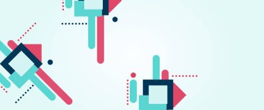 Soyut gradyan poster arkaplan vektörü. canlı perspektifli stil kapağı şablonu geometrik prizma şekli. Sosyal medya, kapak ve afiş için ideal tasarım