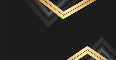 Modern lüks afiş ağ şablonu tasarımı altın dalga şekilleri ve arka plan üzerinde ışık efektli altın çizgiler.