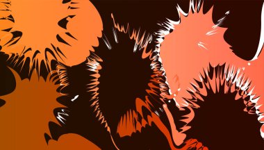 Soyut geometrik arkaplan. Düz figürlü poster. Vektör illüstrasyonu.