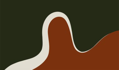 Soyut geometrik arkaplan. Düz figürlü poster. Vektör illüstrasyonu.