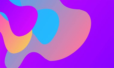 Soyut geometrik arkaplan. Düz figürlü poster. Vektör illüstrasyonu.