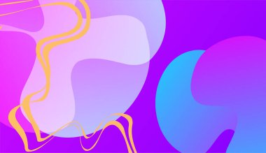 Soyut geometrik arkaplan. Düz figürlü poster. Vektör illüstrasyonu.