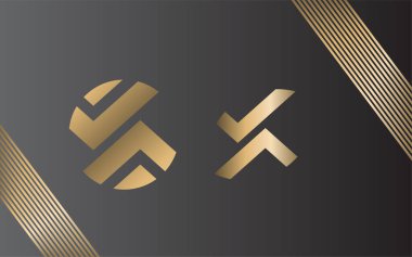 Özet siyah ve altın arkaplan