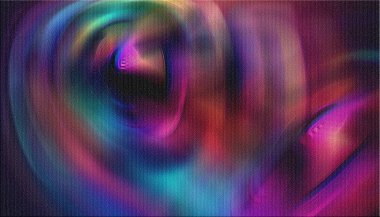 Renkleri karıştıran soyut renkli arkaplan, rengarenk dokular, düz girdaplar oluşturan modern bulanık arkaplan, film tahıl dokusu, zarif bir tasarım konseptiyle şablon, grafik tasarımınız için Moda Gradyan tanecikli doku.