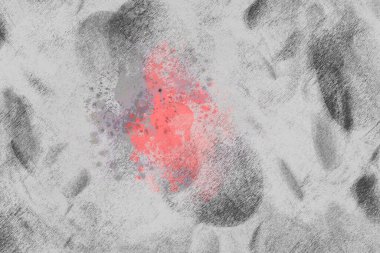 Soyut renk geometrisi düz kompozisyon arkaplanı doku ve şekillerle